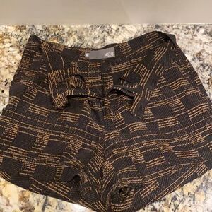 Myne Ashley Ann Silk Printed Shorts